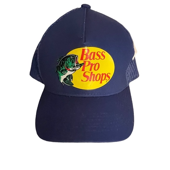 NWT Blue Bass Pro SnapBack unisex cap hat - Picture 2 of 7